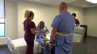 Physical Therapy Transfer Training  How To Transfer From Wheelchair To Bed [upl. by Trey]