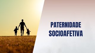 Paternidade socioafetiva [upl. by Atnwahs]