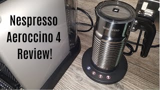 Nespresso Aeroccino 4 Milk Frother Review  Worth upgrading from the Aeroccino 3 [upl. by Peter]