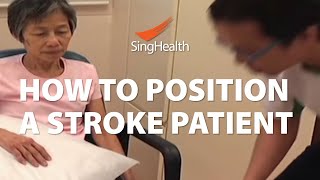 How To Position A Stroke Patient [upl. by Rolanda]